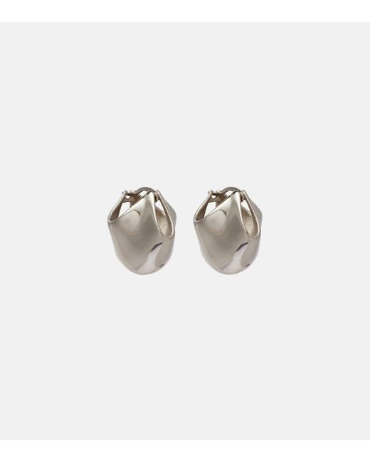 Khaite White Lotus Earrings