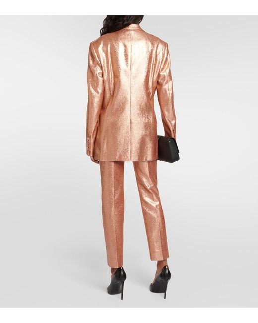 Tom Ford Brown Iridescent Sable Blazer