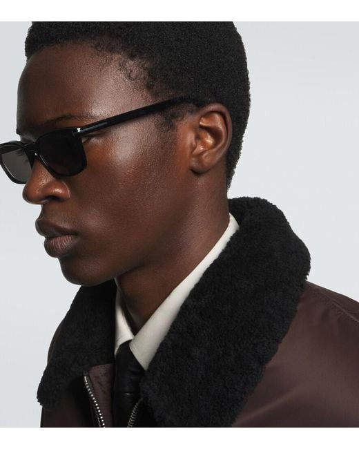 Tom Ford Gray Miles Rectangular Sunglasses for men