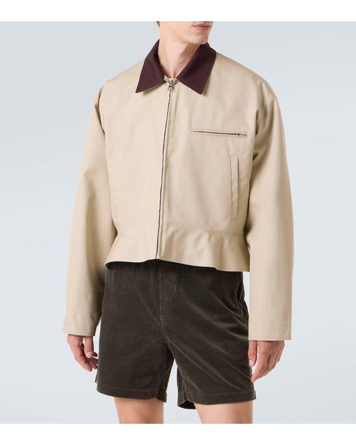 J.W. Anderson Jacke Aus Baumwolle in Natural für Herren