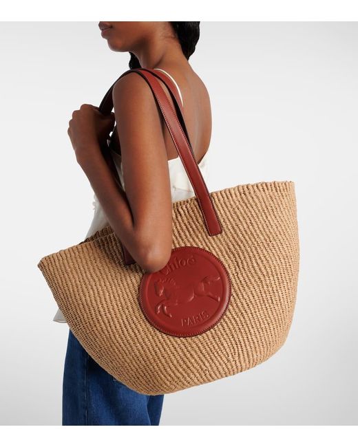 Beige Horse Medal Basket