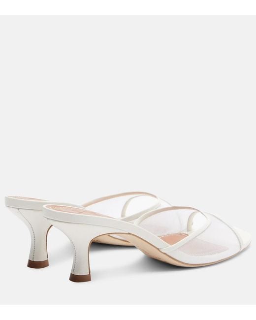Staud Natural Brigitte Mesh Mules