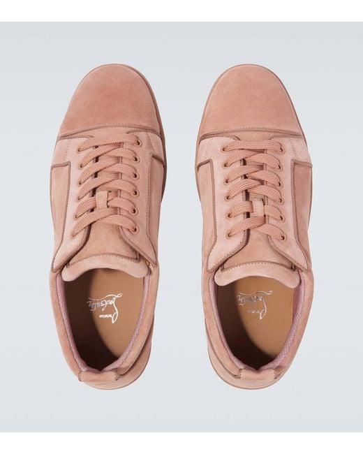 Christian Louboutin Sneakers Louis Junior Aus Leder in Pink für Herren