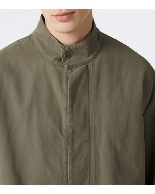The Row Green Simeau Cotton Car Coat for men