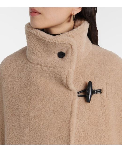 Jacquemus Natural Jacke Fernando Aus Teddyfleece