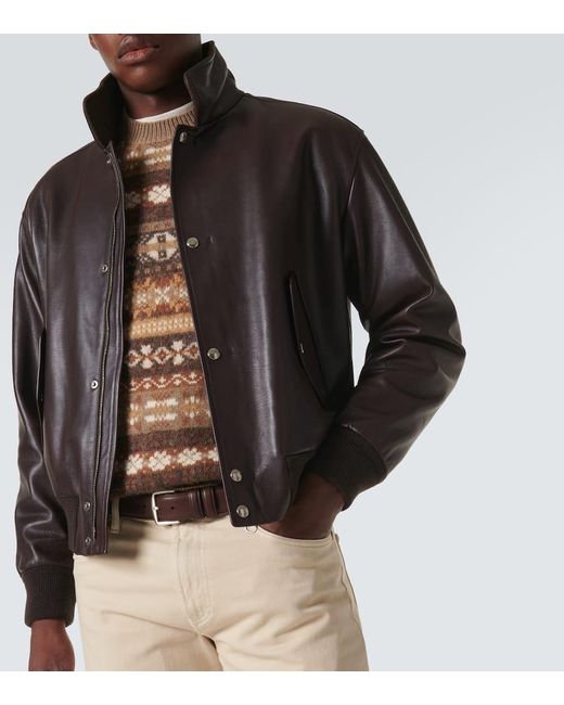 Loro Piana Pullover Scopello Aus Kaschmir, Alpakawolle Und Wolle in Brown für Herren