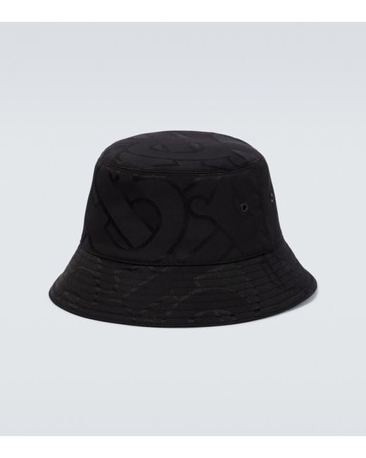 TB Denim Bucket Hat in Blue - Burberry