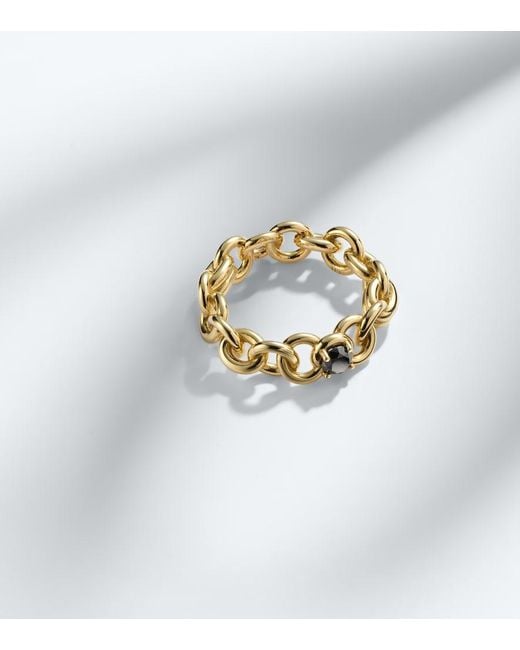 Spinelli Kilcollin White Fused Serpens Large 18Kt Ring With Diamond for men