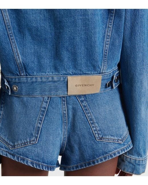 Givenchy Blue Cocoon Denim Jacket