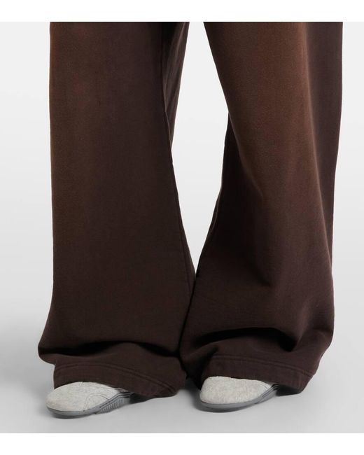 Pantalones Deportivos De Algodon Acne de color Brown