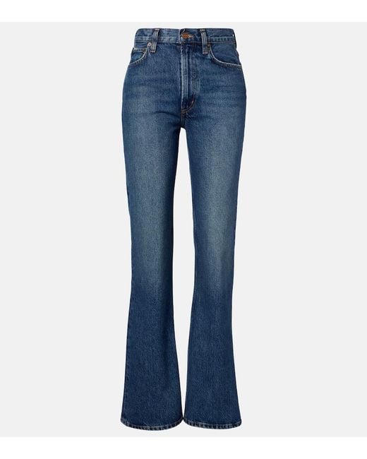 Agolde Blue Leena Flared Jeans