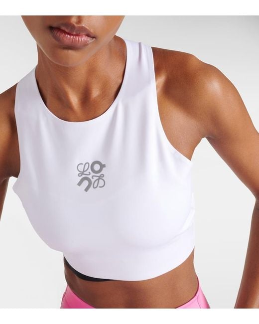 X On Performance Top Con Logo Loewe de color White