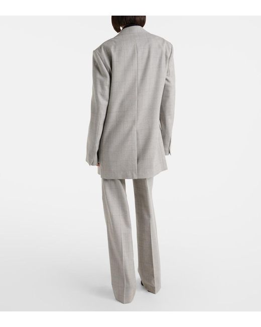 Dries Van Noten Gray Wool Blazer