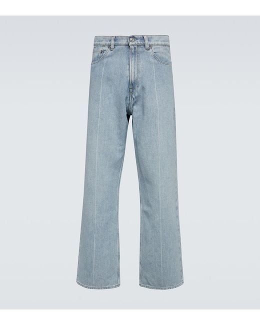 Our Legacy Blue Third Cut Wide-leg Jeans for men