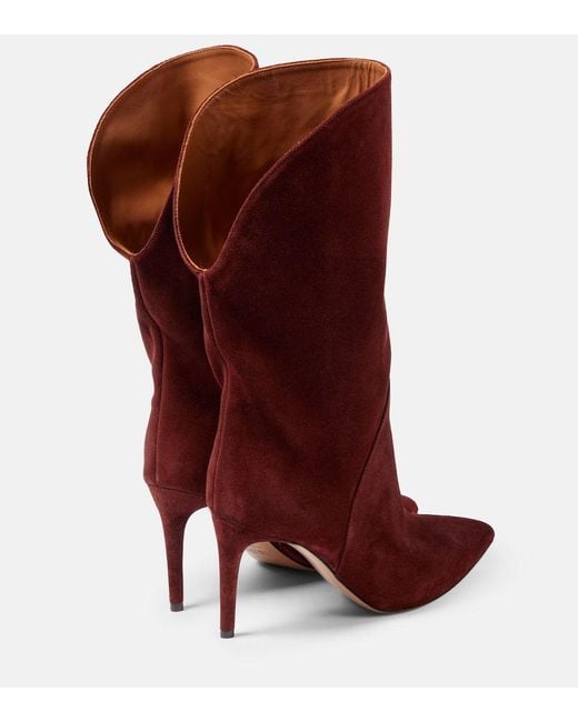 Paris Texas Red Gaia 85 Suede Boots