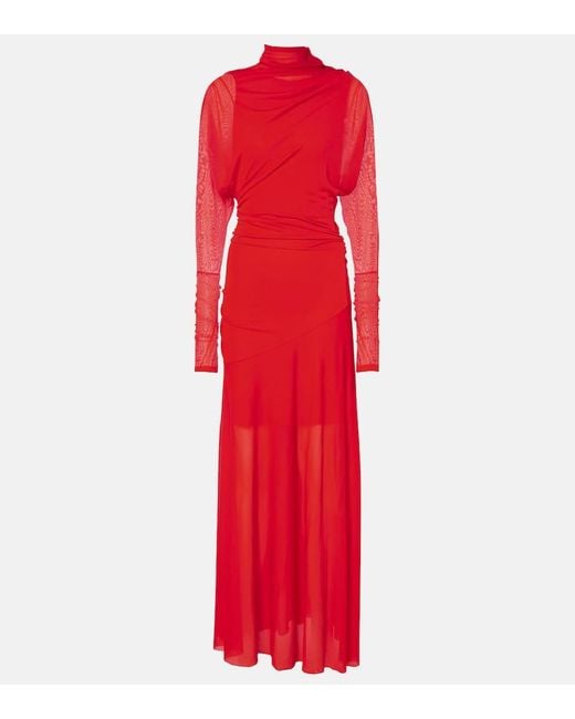 Abito Lungo Paula di Proenza Schouler in Red