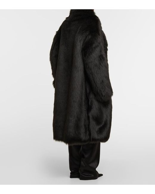 Cappotto Margot in pelliccia sintetica di Costarellos in Black