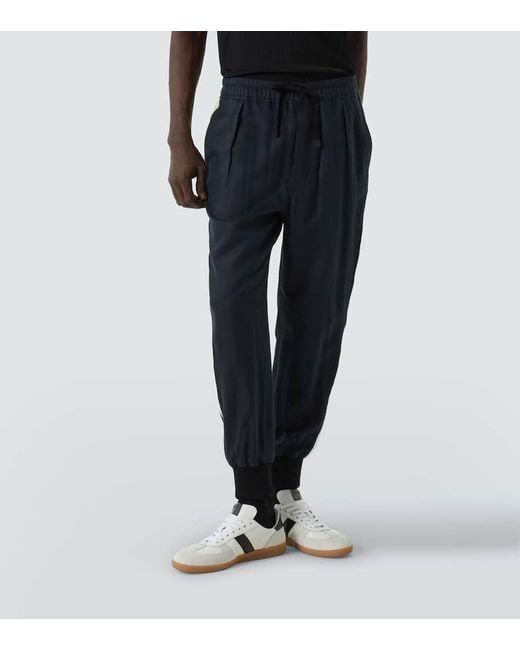 Pantaloni Sportivi di Tom Ford in Blue da Uomo
