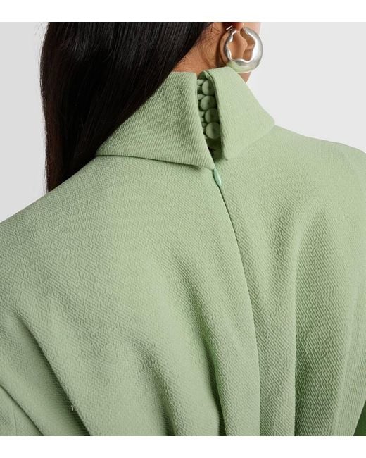 Abito Midi Oakley di Emilia Wickstead in Green