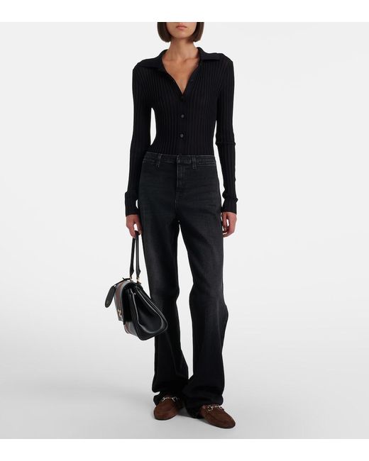 Gucci Brown Jordaan Horsebit Suede Loafers