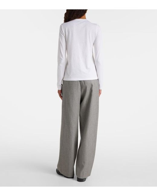 Joseph White Longsleeve Aus Jersey