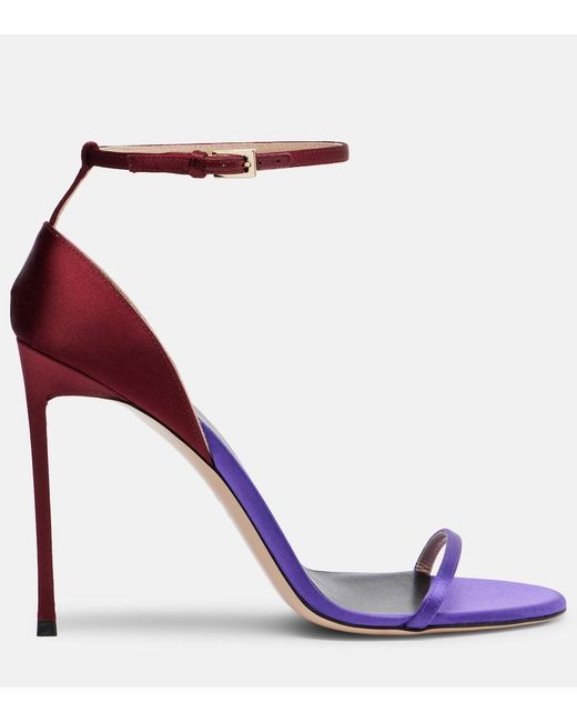Tom Ford Blue Vertigo Satin Sandals