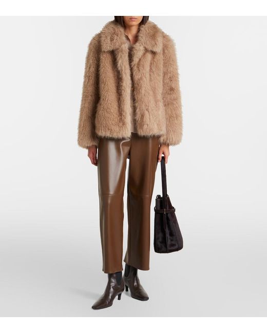 Max Mara Brown Cropped Straight Pants
