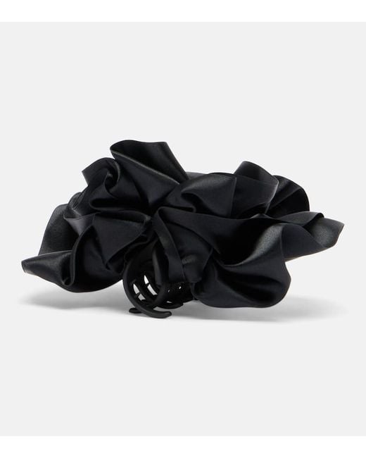 Jennifer Behr Black Haarspange Aus Satin