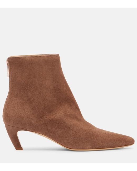 Gabriela Hearst Brown Clayton Suede Ankle Boots