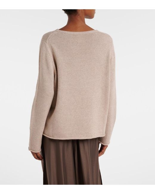 Jardin Des Orangers Natural Cotton And Cashmere Sweater