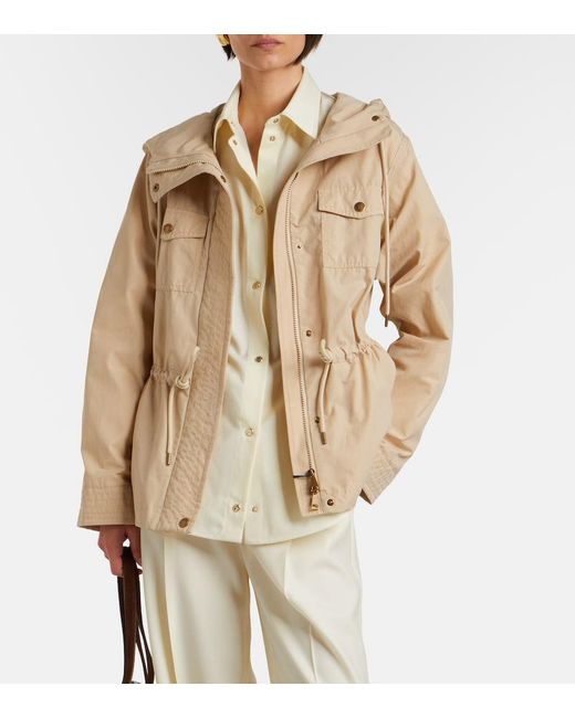 Moncler Natural Serin Hooded Parka