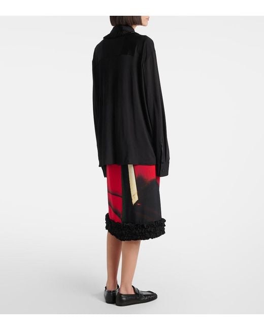 Blouse Jil Sander en coloris Black