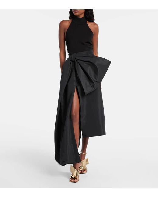 Givenchy Black Halterneck Open-Back Jersey Top