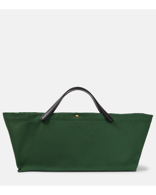 The Row Green Idaho Xl Tote Bag
