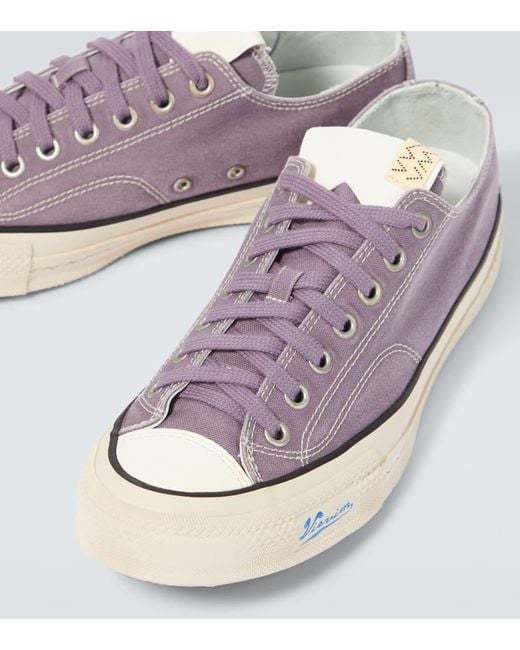 Sneakers Skagway Lo in canvas di Visvim in Purple da Uomo