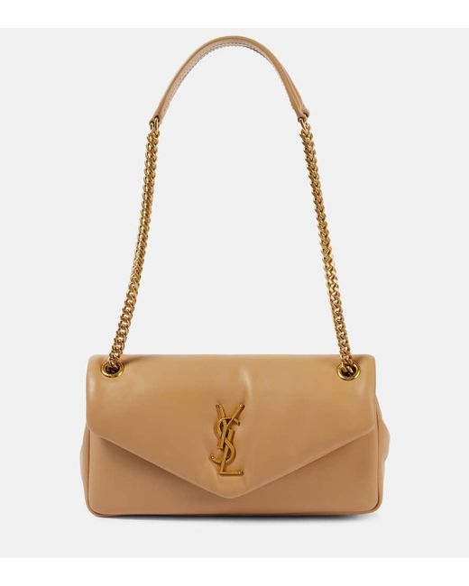 Borsa Calypso Small di Saint Laurent in Natural