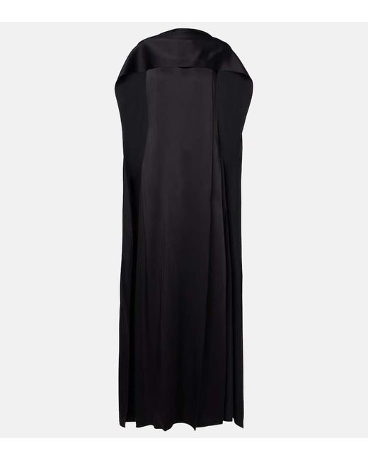 Gucci Black Caped Gown