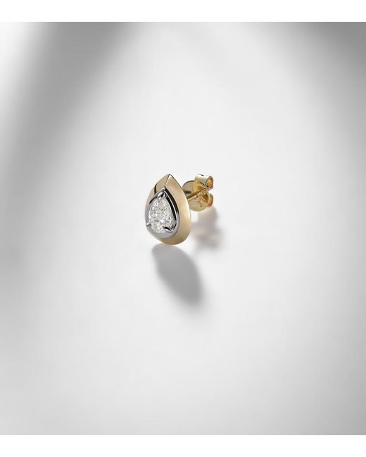 Rainbow K Metallic 9Kt Single Earring With Diamond