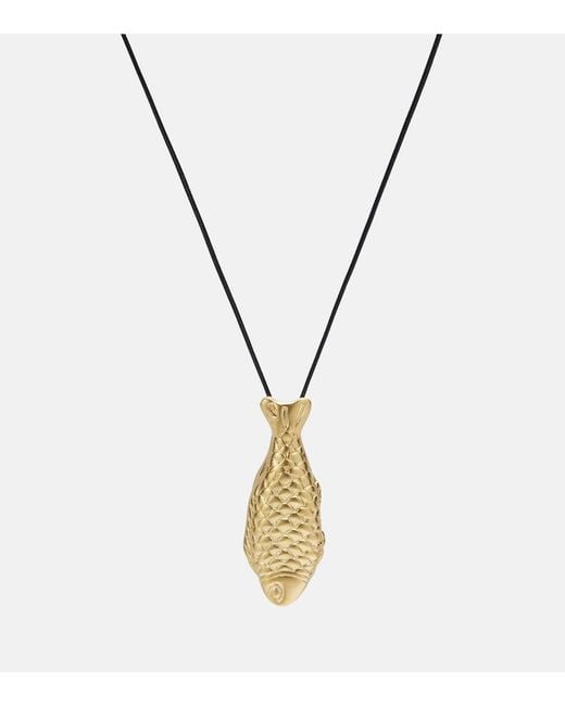 YSSO Metallic Catch-Plated Pendant Necklace