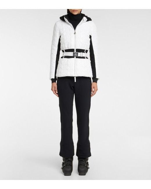 Jet Set White Audrey Padded Ski Jacket