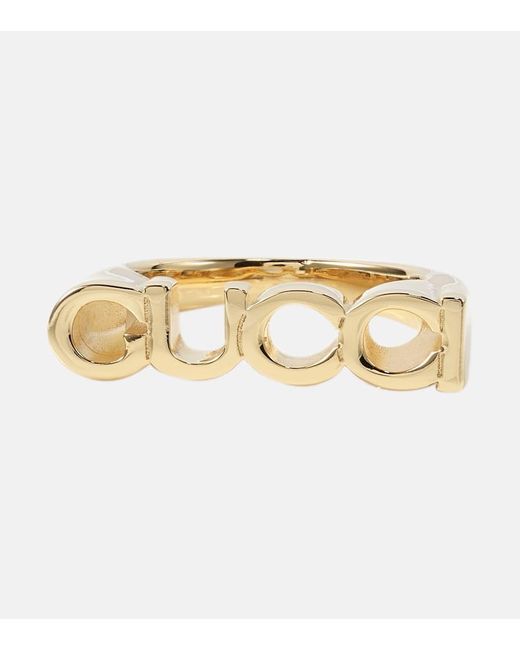 Gucci Metallic Ring Mit ""