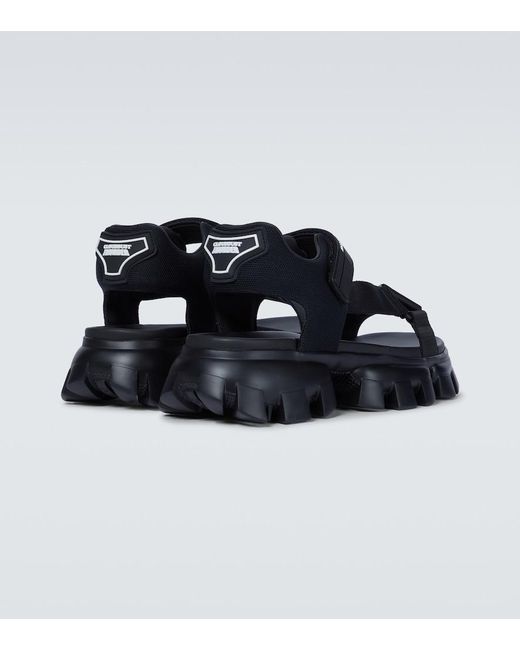 Prada Blue Cloudbust Thunder Sandals for men