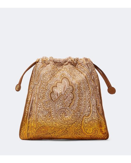 Etro Natural Clutch Small