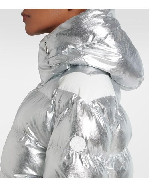 Fusalp Gray Charloy Metallic Ski Jacket