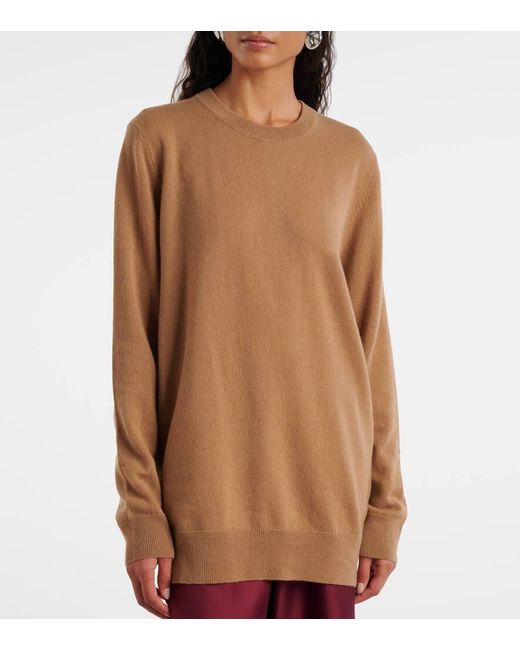 Lisa Yang Brown Helena Cashmere Sweater
