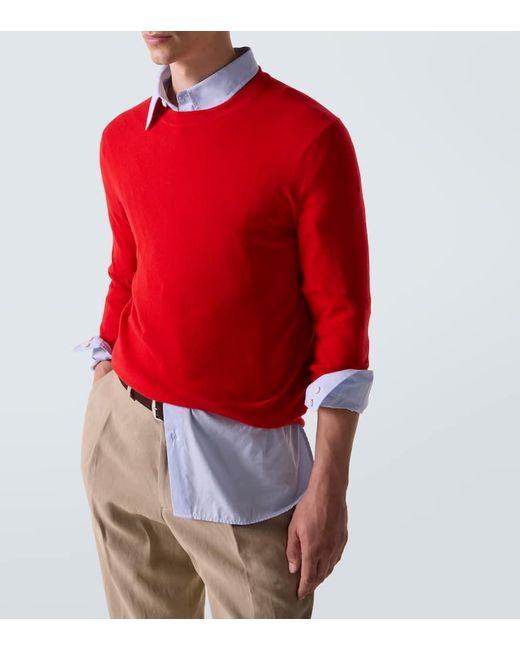 arch4 Pullover Mr Carlos Aus Kaschmir in Red für Herren