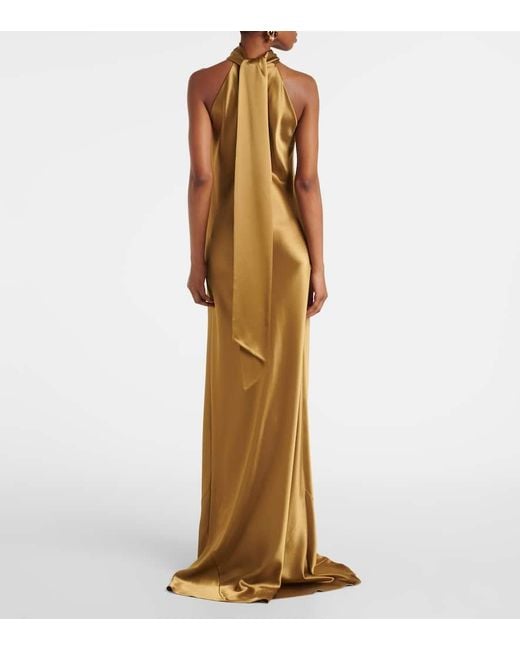 Galvan Metallic Robe Sienna Aus Satin