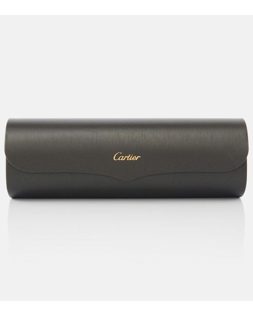 Cartier Pink Panthere De Cartier Oval Sunglasses