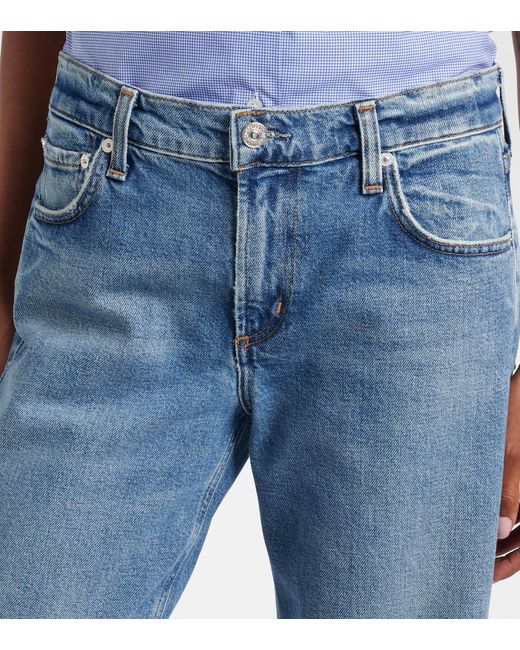 Citizens of Humanity Blue Anissa Straight Jeans