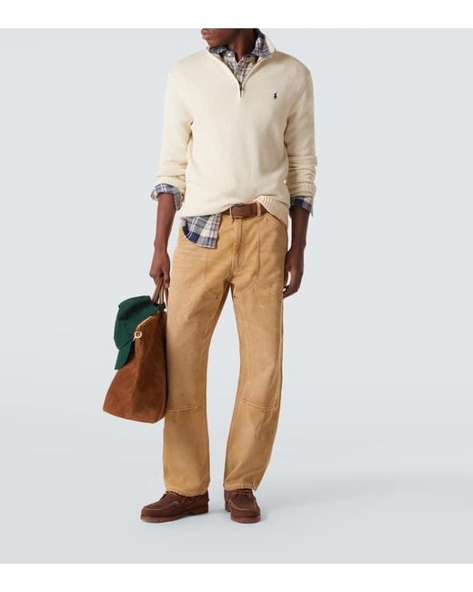 Polo Ralph Lauren Pullover Aus Baumwolle in Natural für Herren
